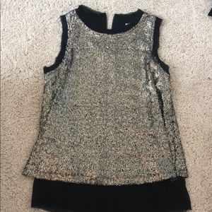 Sequin tank top